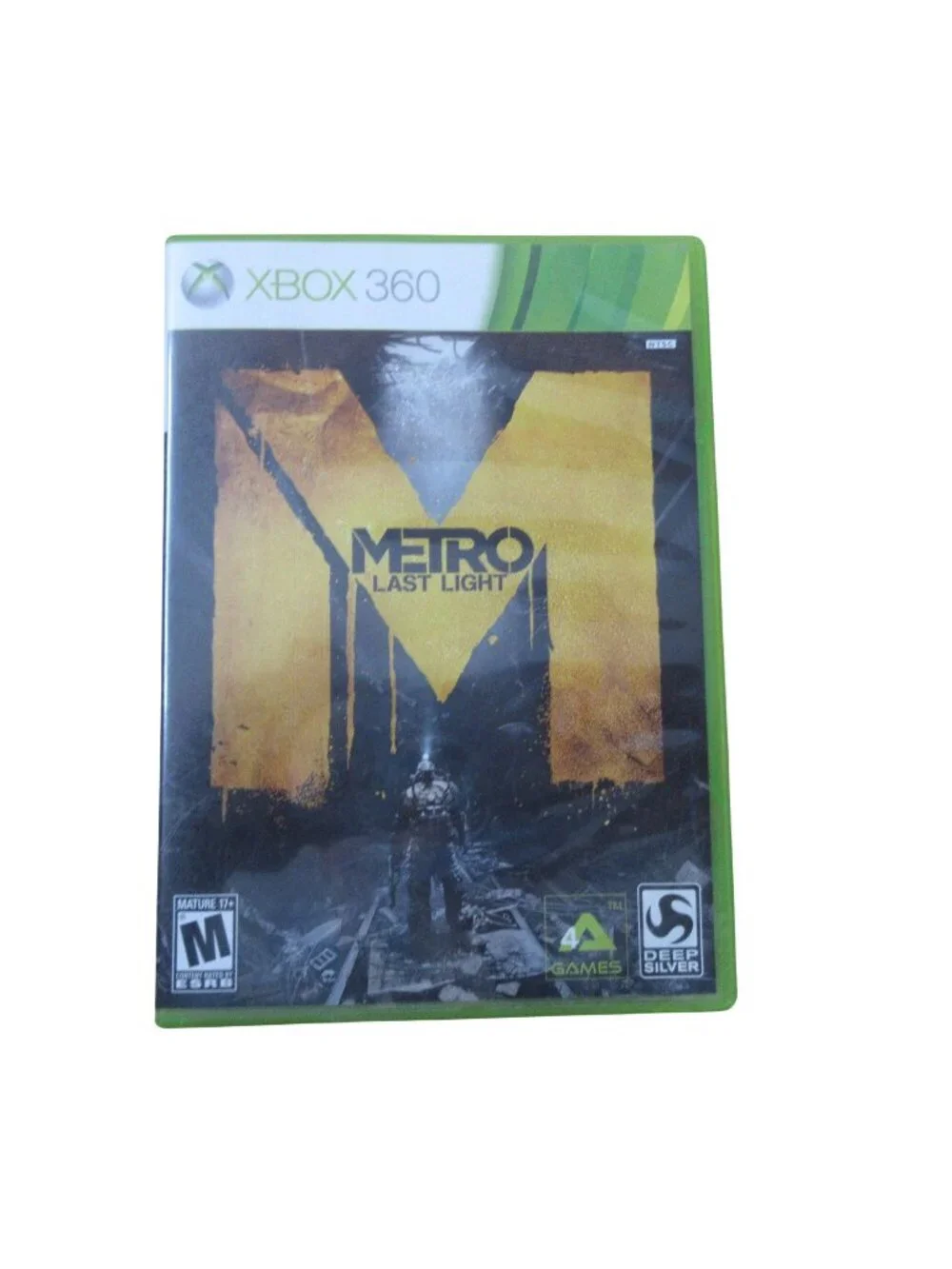 Metro: Last Light (Microsoft Xbox 360, 2013) No Manual